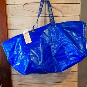 Ikea 4 Pack Blue Large Tote Bags